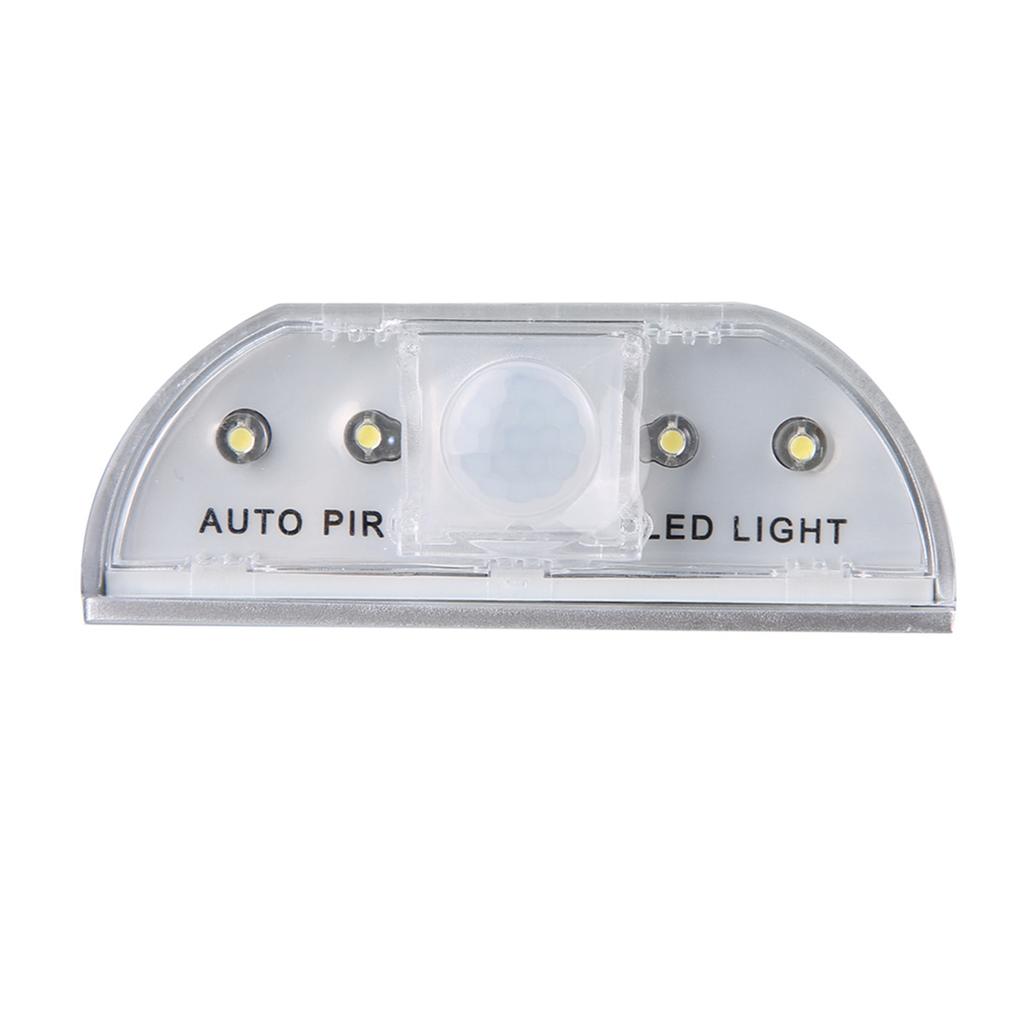 Intelligent PIR Infrared Automatic Sensor Motion Detector Keyhole Lock Light 4 LED Lamp