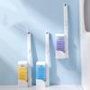 Plastic Disposable Toilet Brush Wall Mounted Toilet Brush Holder Toilet Scrubber  Household Use