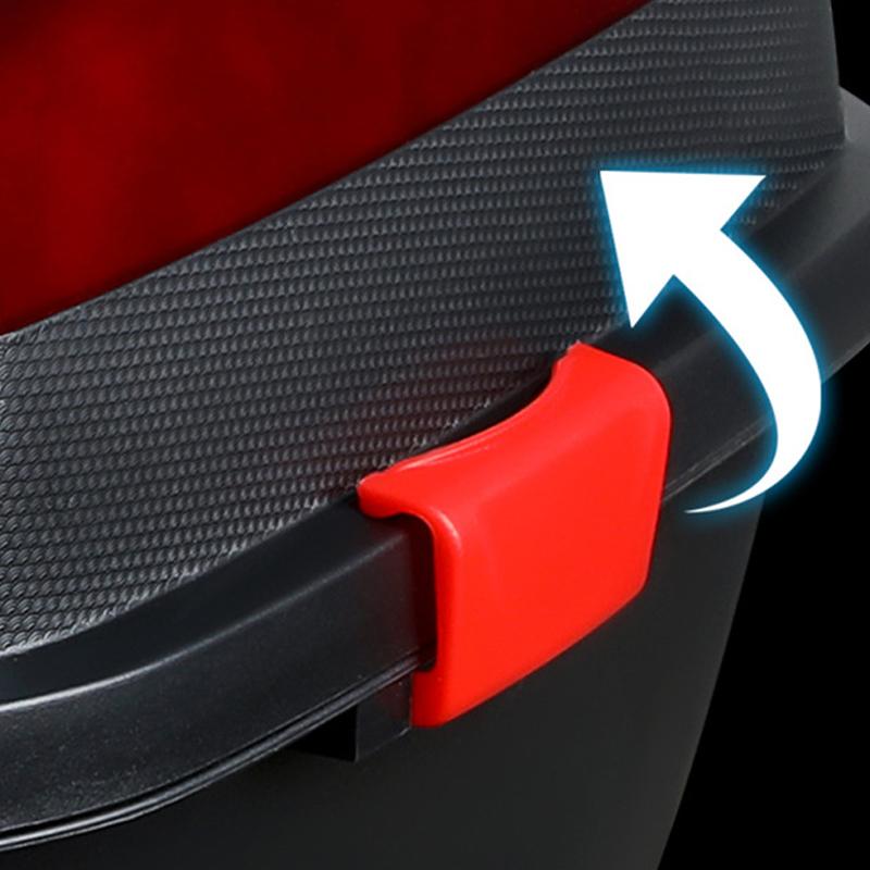 Elektrofahrzeuge Heckbox Große Kapazität Glatte Oberfläche Farbblockierung für Motorrad