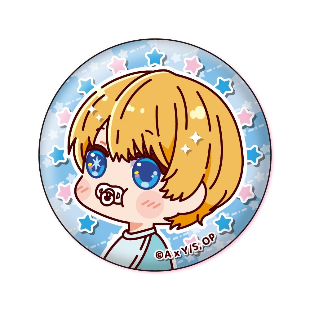 Xebec [Oshi no Ko] Muni Chara Badge 1 Box Approx. 56mm Diameter Tin and PVC