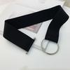 Belts for Women Simple Waist Elastic Ladies Band Round Buckle Decoration Coat Sweater Fashion Dress