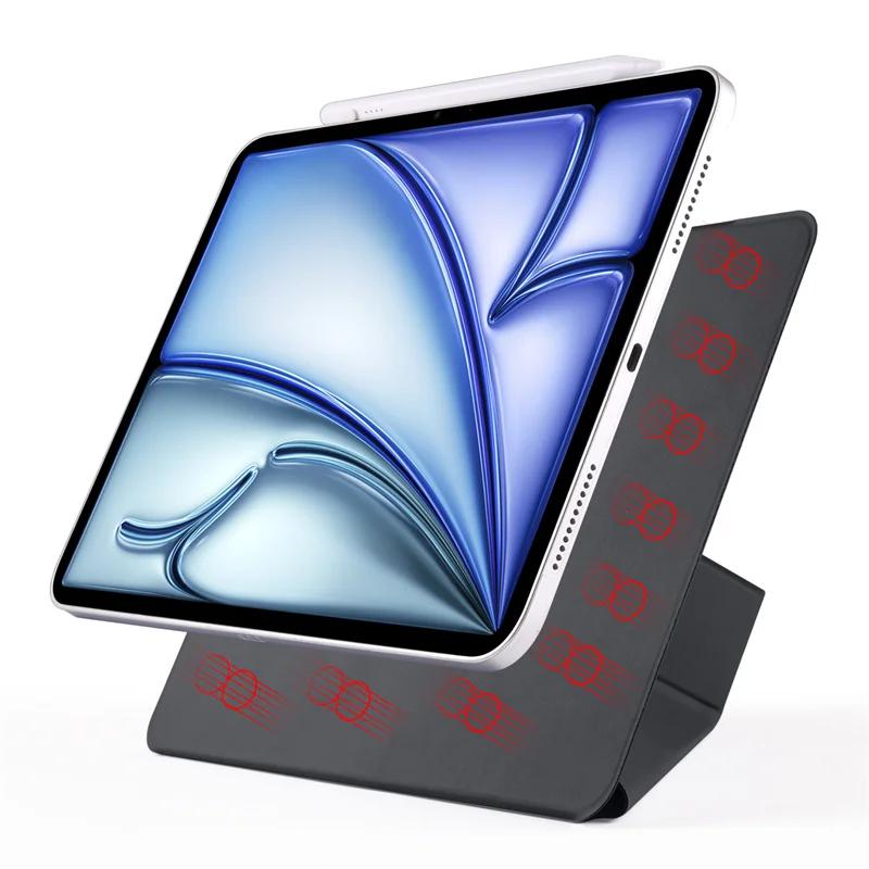Magnetic Case for iPad Mini A17 Pro Case for iPad Mini 7 8.3 inch Tablet Case Funda For iPad Mini 6 Smart Folding Folio Cover
