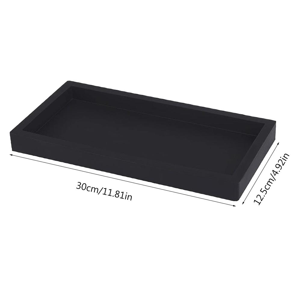 Versatile Silicone Tray Soap Dispenser Multi Purpose Makeup Organizer Perfume Pallet Decorative Jewellery Organizer