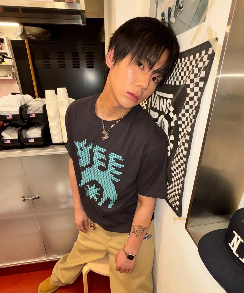Nodi Final Boss Dragon Crop Tee Ivory