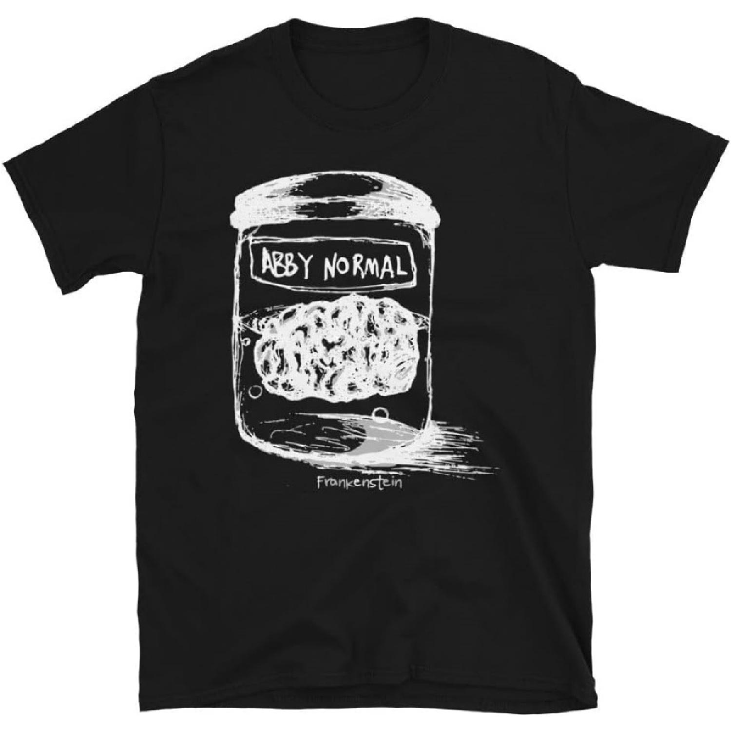 Young Frankenstein Mens T-Shirt Abby Normal Horror Movie Fans Cotton Tee Shirt S