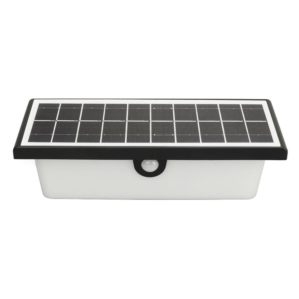 Outdoor Solar Wall Lamp ABS PC PIR Motion Sensor IP54 Waterproof Modern Solar Induction Fence Light for Garden Yard