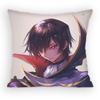 Anime Code Geass Lelouch Lamperouge Pillow Case Antidustmite Pillowcase Invisible Zipper Silky Short Plush Sofa Cushion Cover