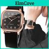 Square Silicone Women Watches Casual Strap Quartz Watch For Girls Clock