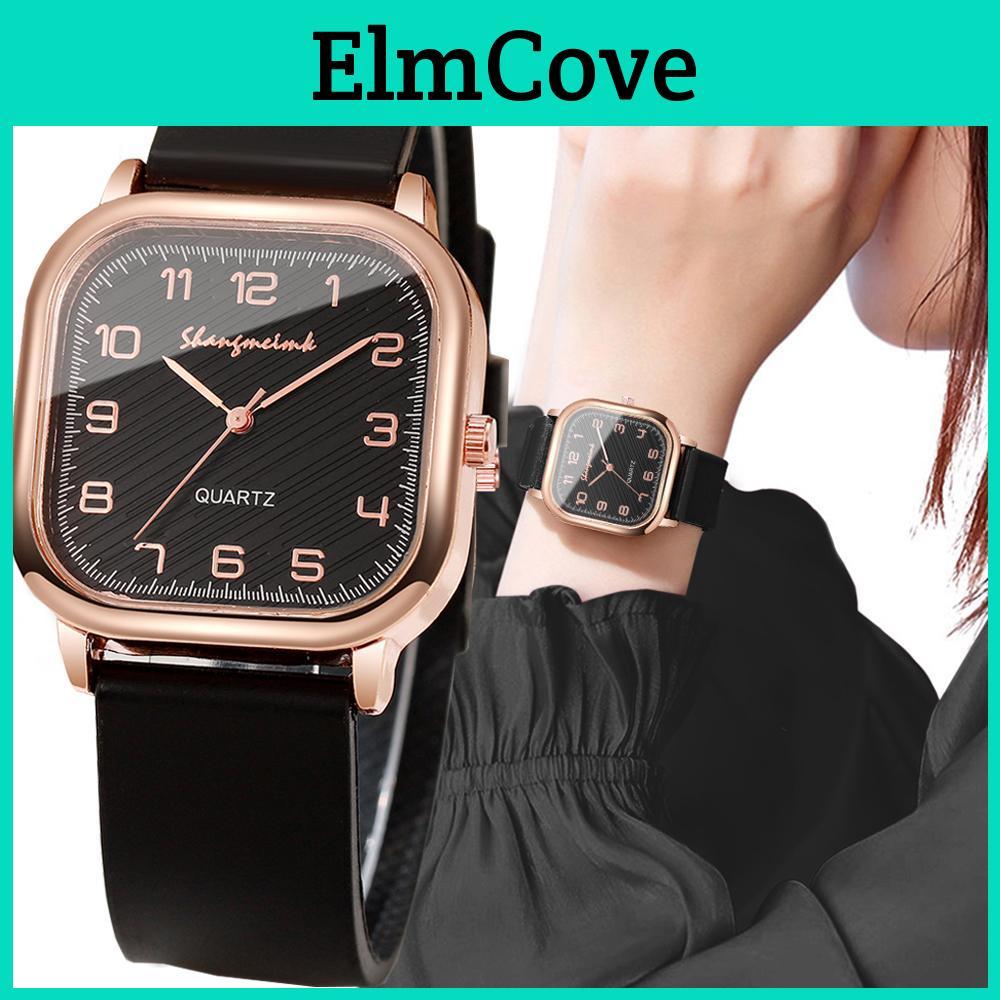 Square Silicone Women Watches Casual Strap Quartz Watch For Girls Clock