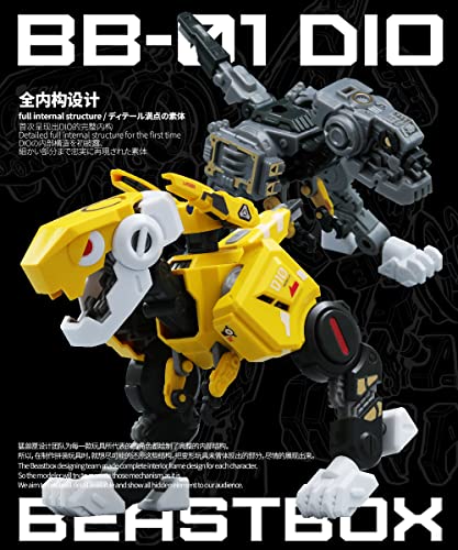 52TOYS BEASTBOX BB 01 DIO PMK [Dio Plastic Model Kit] Bonus Armor Included Ver. Non-Scale ABS & POM Assembled Plastic Model