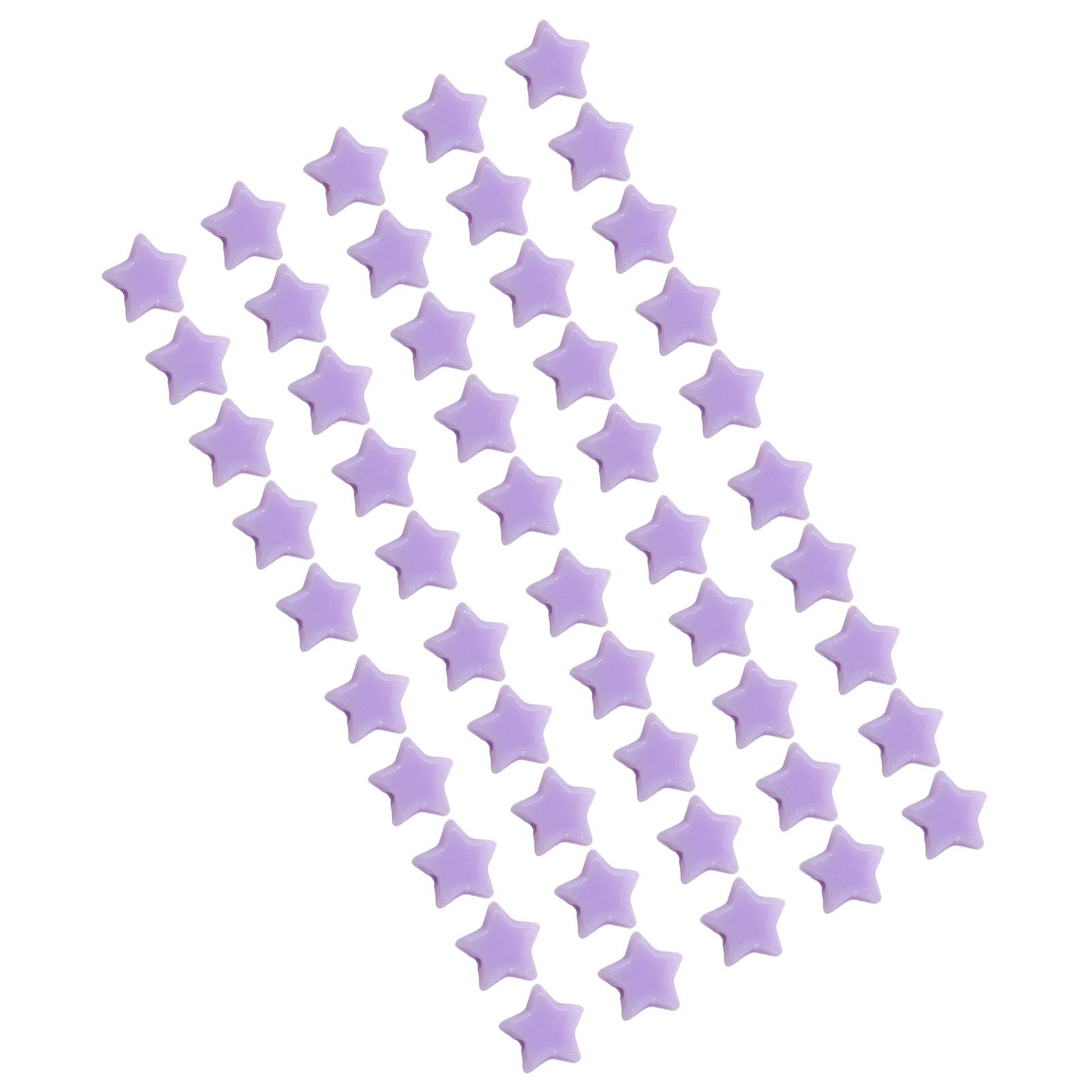 

50 шт. Звездные бусины милые акриловые звезды россыпью для самостоятельного изготовления ювелирных изделий браслет ожерелье фиолетовый