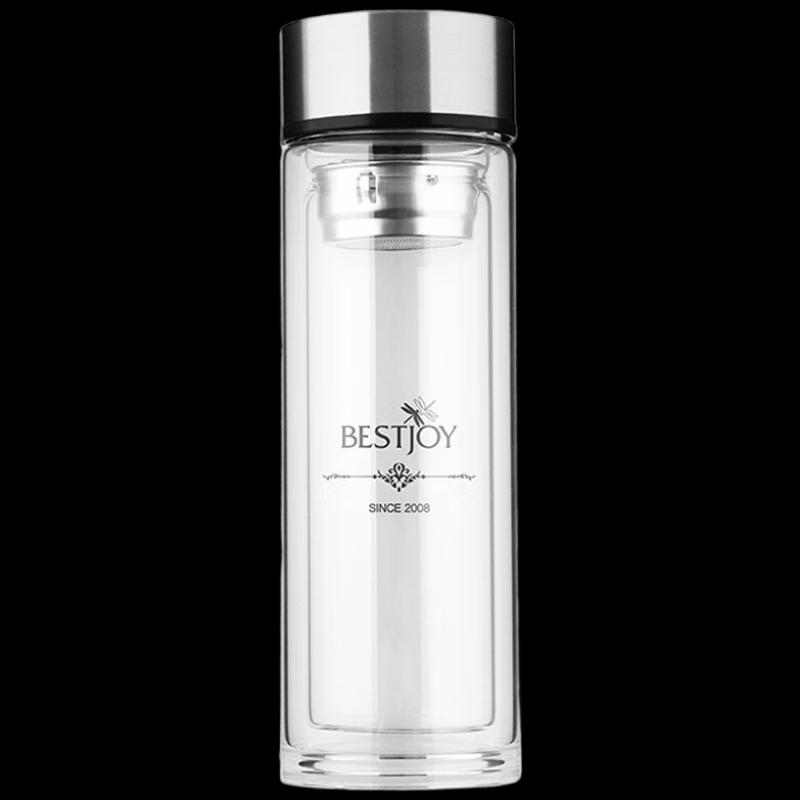 Fuguang BEST06-1068 Double-Layer Borosilicate Glass Tea Cup