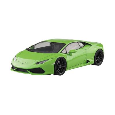 AOSHIMA The Supercar No.3 1/24 '14 Lamborghini Huracan Plastic Model Kit, Green