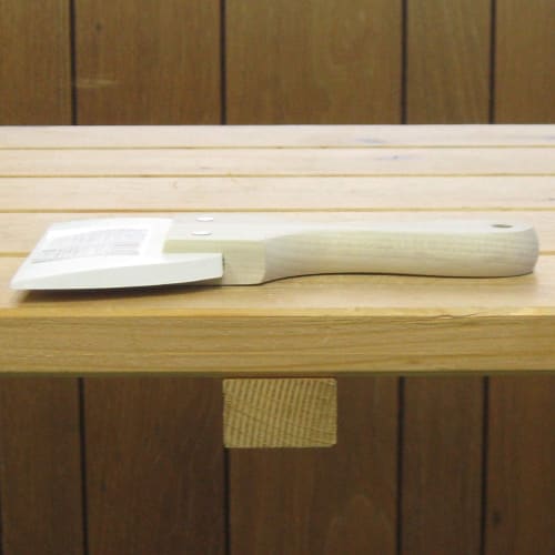 Shimotori Corporation Wooden Handle Rubber Spatula, Large, Made In Japan, 448