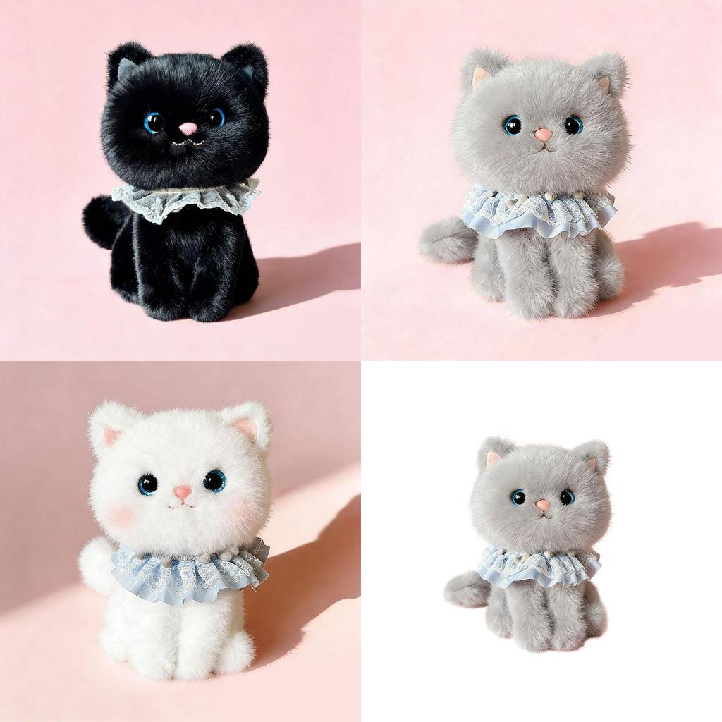 Plush Cat Doll Toy For Kids Kids Girls Soft Stuffed Animal Gift