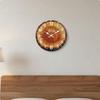 Wood Grain Wall Clock Modern Design Nordic Accurate Sweep Movement Home Decor for
