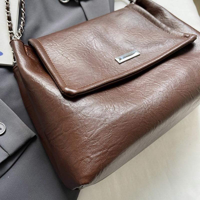 High Quality Women Pu Leather Chains Shoulder Bag Fashion Designer Ladies Messenger Bags New Luxury Female Large Capacity Crossbody Bag