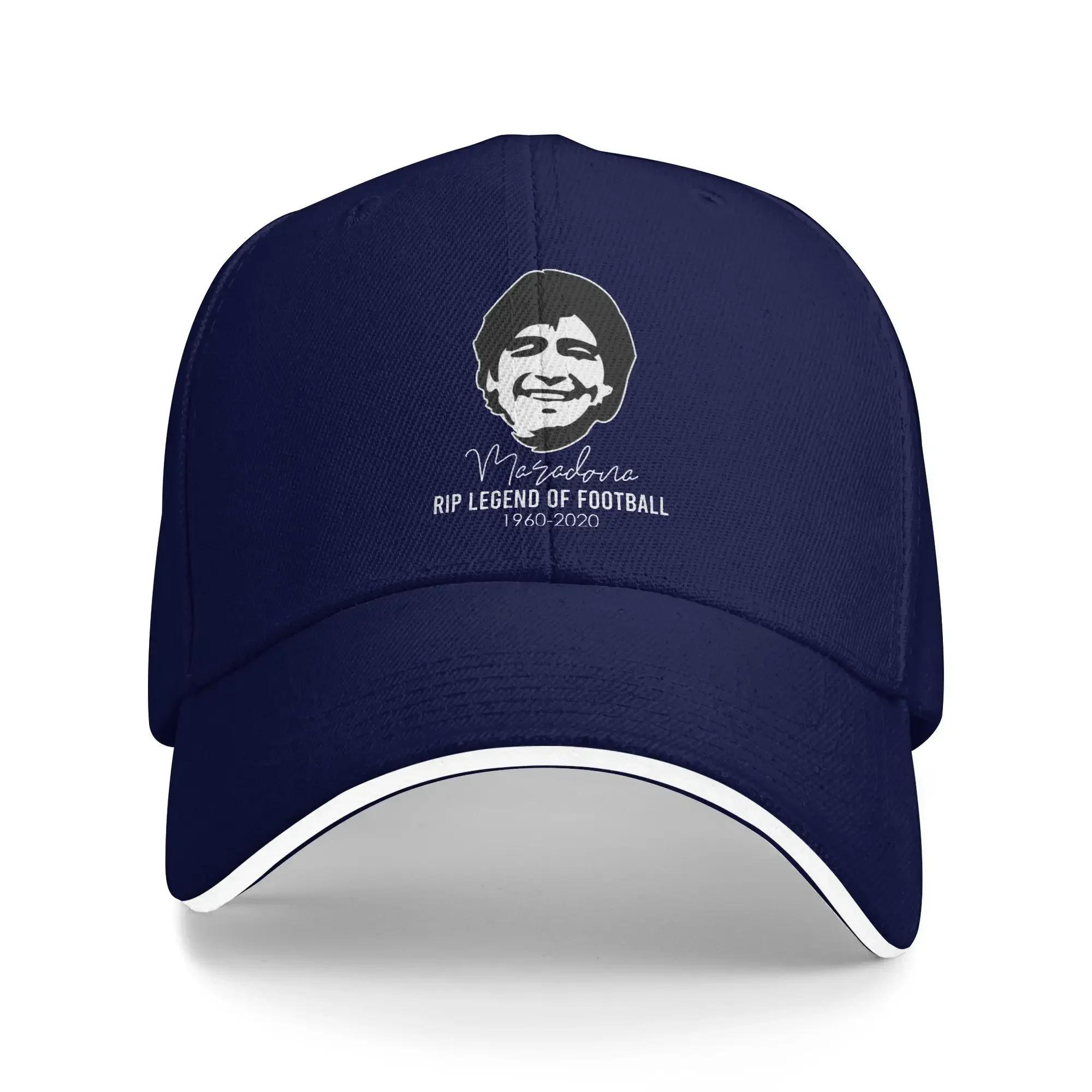 

Márádòná Casual Baseball Cap Summer Soccer Trucker Hat Sun-Proof Running Hippie Hats FeUnisex Unisex Fitted Retro Baseball Caps One Size