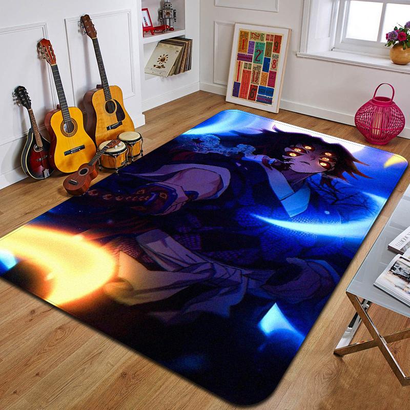 D-demons Layer Printed Carpet Fashion Yoga Mat Bedroom Decorative Carpet Living Room Bathroom Decorative Floor MAt Birthday Gift