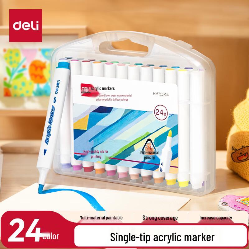 Deli Acrylic Marker Pen Set