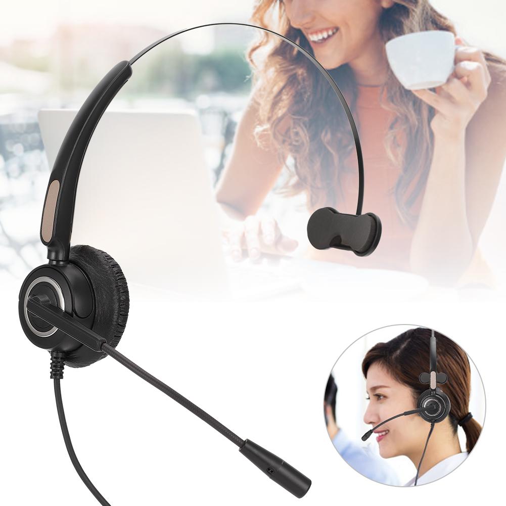 H500 3.5 Plug Headphone Telephone Traffic Earphone Call Center Communication Computer Headset