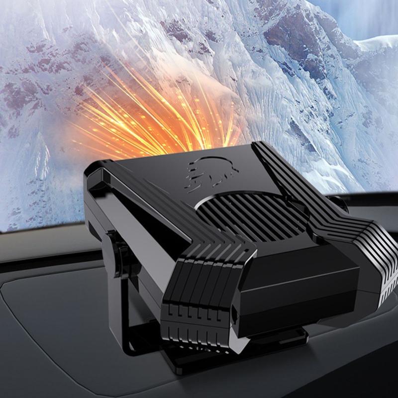 Portable Car Heater Fan Anti-Fog 12V Fan Windshield Defroster Auto Warmer Air Blower Vehicle Demister Heating Dryer