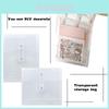 A6 Size File Folder Organizer Waterproof Transparent Document Bag School Office