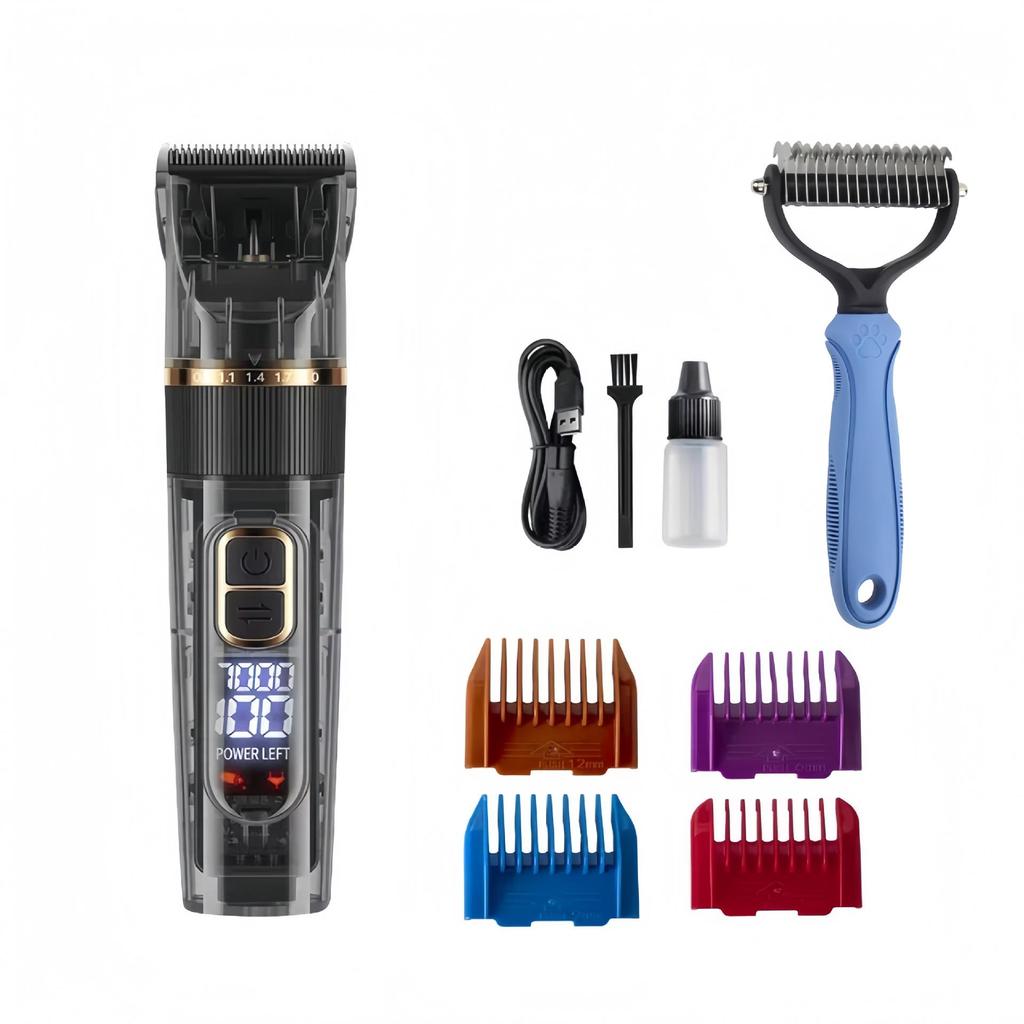 Aparat de tuns electric pentru animale de companie: Aparat de ras și trimmer pentru toaletarea pisicilor și câinilor