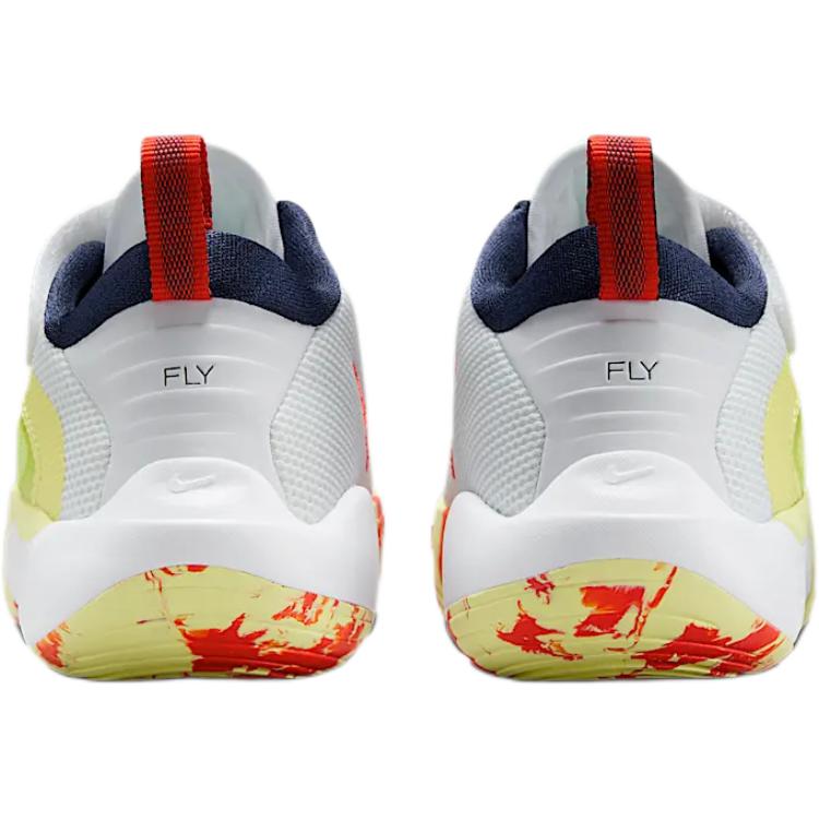 Nike IsoFly PS Blanc Limelight Bleu Nuit Baskets Enfants Light-Lemon-Twist HJ3867-100