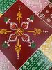 Hand Painted Wooden Chowki | Traditional Indian Pooja Bajot | Colorful Folk Art Decor