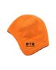 Midieomseu Sunflower Logo Ear Flap Fleece Beanie - Orange (Sunflower Logo Ear Flap Fleece Beanie)
