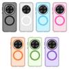 Translucent Magnetic Case For Honor Magic 7 Lite Luxury Candy Colorful Frosted Phone Cases For Honor Magic 7 Pro X9C Matte Cover