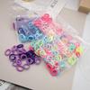 Korean Style Cute Elastic Hair Ties for Little Girls – Adorable Rubber Band Accessories