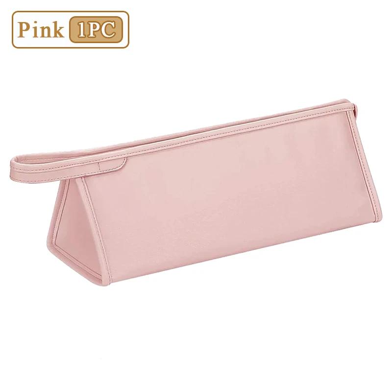 1/3/5PCS Portable Hair Dryer Travel Storage Bag PU Leather Waterproof Hair Straightening Iron Curling Iron Set Organizer