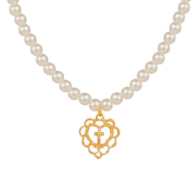 Kpop Heart Chain Choker Necklace for Women Collar Goth Necklaces Aesthetic Jewellery Christmas Party Girl Halloween New Chocker