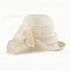 High-end Hemp Top Hat Women's French Sun Hat Curled Edge Beach Hat Summer Versatile Sun Hat