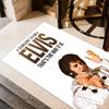 Golden Elvis Anniversary Floor Mat Design for Dining Room Study room Entryway Balcony Antislip Carpet Anime Office Decor Wedding Party Gift