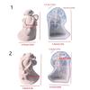 Silicone Mould Depicting Sleep Angel Figure for Handmade Decoration and Gift