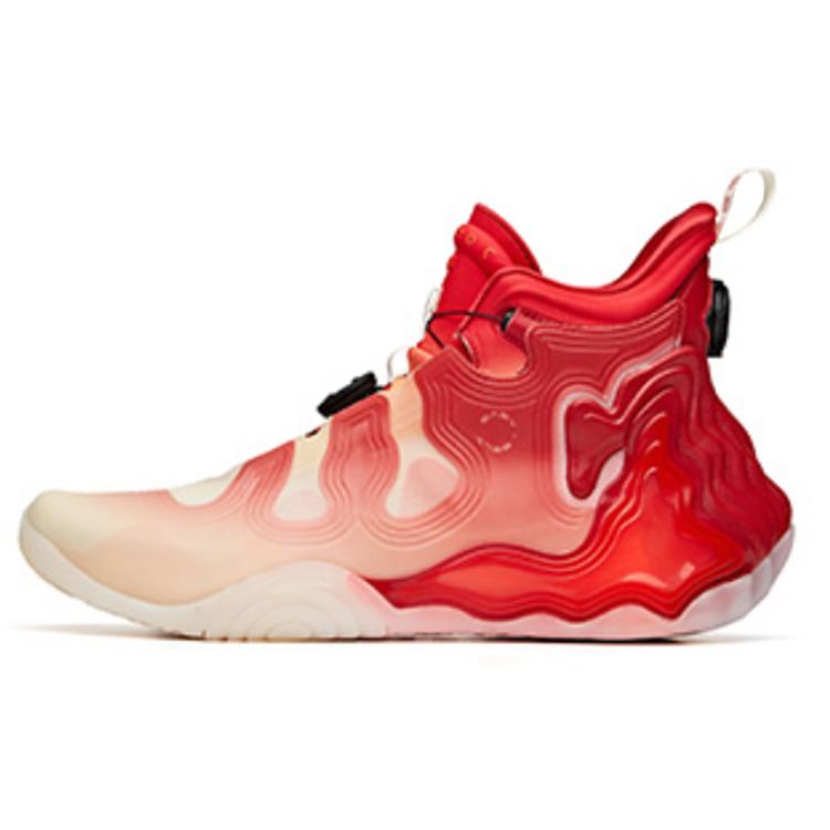 

Anta Star Mountain Textile, Synthetic Leather Cushioning Slip Resistant Abrasion Resistant High top Basketball Shoes 112031818A-3 42