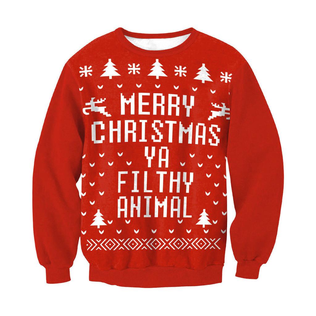 Classic Mens Christmas 3d Printed Hoodie With Polyester Fabric For Holiday Celebrations