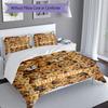 3PC Custom Name Lion Family Portrait bedding,soft and breathable,2D flat print,room decor.,Poster Three-piece set,Soccer Three-piece set,Art,Poster,So