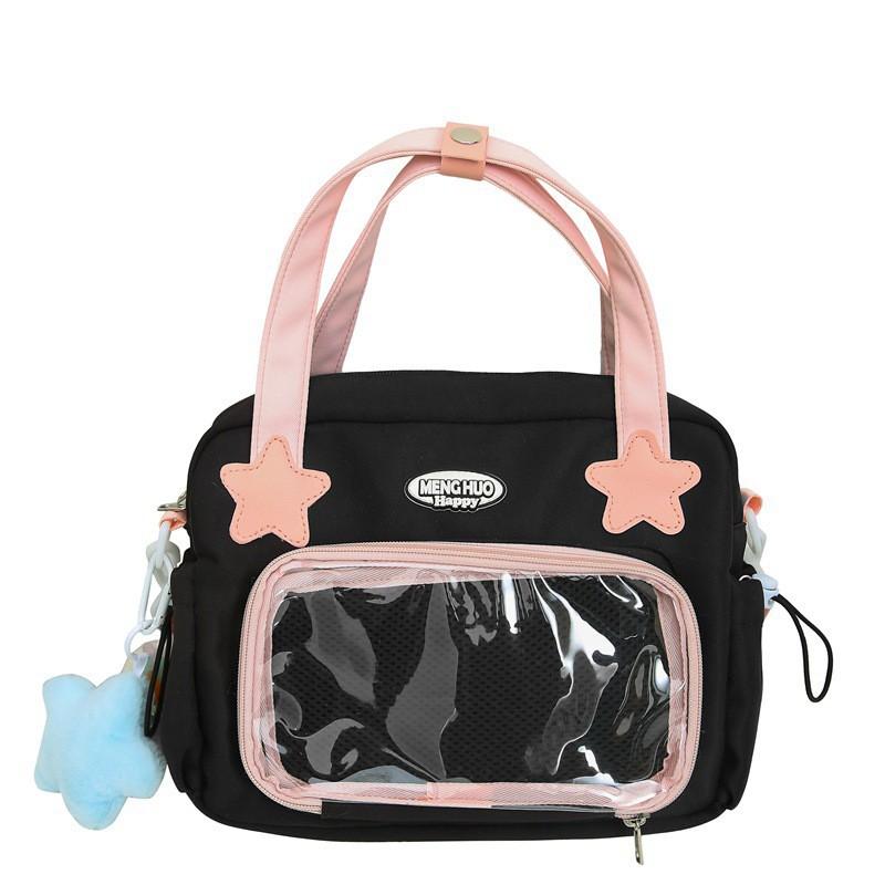 Japanese All-matching JK Girl College Style Cross-body Bag Ins 2D Cute Portable Bar Pain Small Backpack