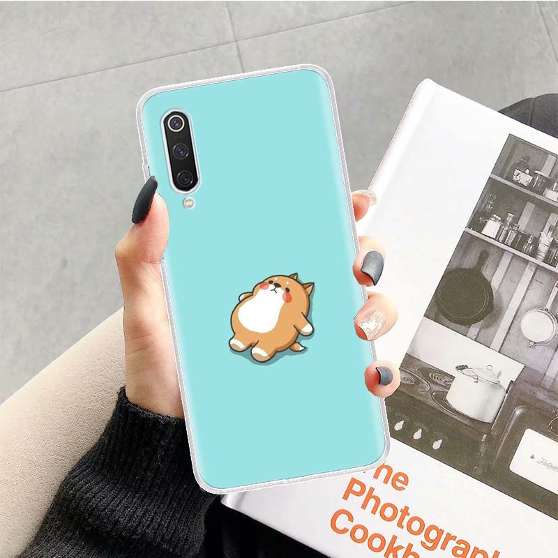 Cute Corgi cartoon Dog Phone Case For Xiaomi Redmi Note 13 14 15 Pro Plus 12S 12 14S 11S 11E 10 10S 11 11T 5G 4G Cover Coque Red