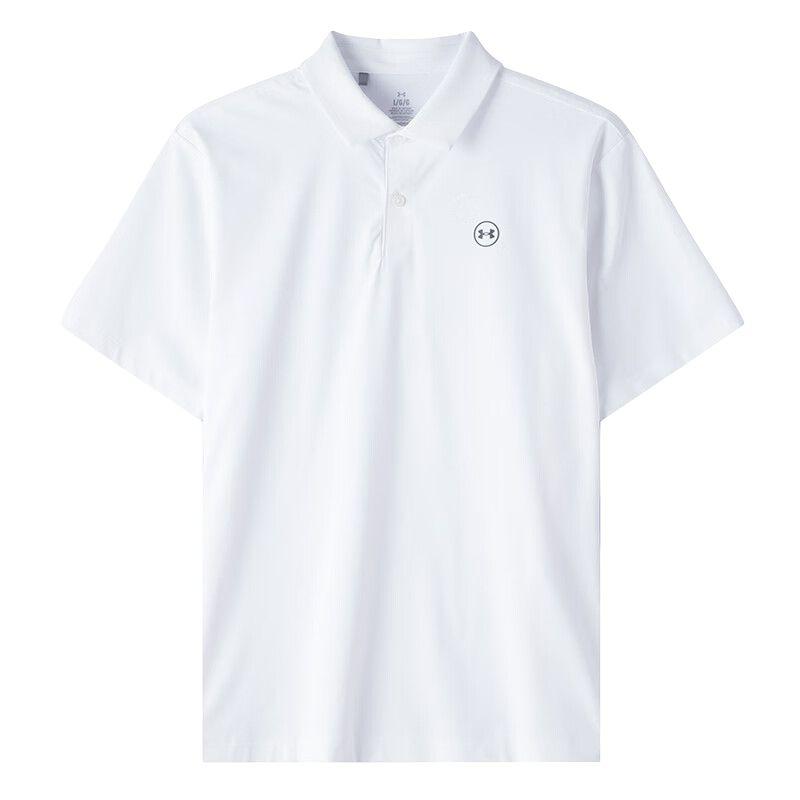 Under Armour Drive Chill Solid Short Sleeve Polo Shirt Men tops 6009722-100 S