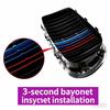 Suitable for 04-23 BMW 5 Series Modification 525 535 523 530 540liE60 Grille Tri Color Buckle Decorative Strip
