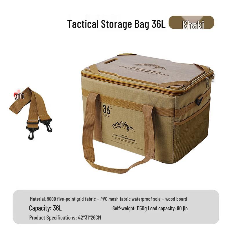 Outdoor Camping Tactical Storage Bag with Table Board