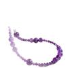 Natürliche Eisdurchlässige Amethyst Gypsy Design Halskette Schlüsselbein Kette Pullover Kette