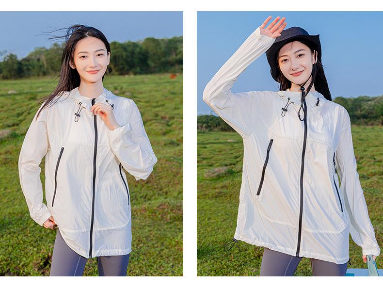 Couple's UV Protection Lightweight Summer Jacket: Women's Sunscreen Coat & Men's Breathable Fishing Travel Outerwear