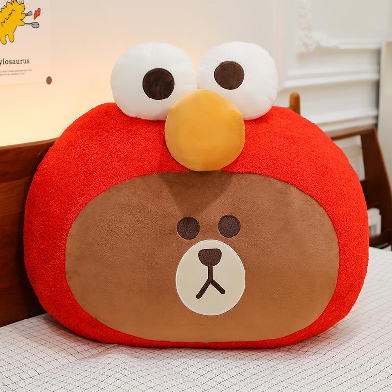 Brown Bear Doll Connie Rabbit Plush Toy Cushion Sofa Pillow Sleeping Pillow Doll Leg Doll