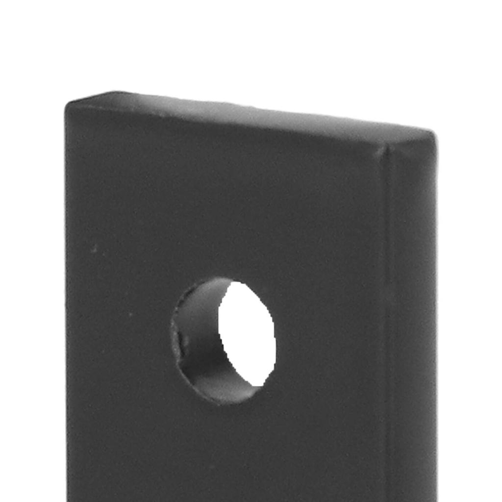10PCS Flat Tie Plate Aluminum Alloy 2 Holes Rustproof Anti Corrosion Metal Fixing Bracket Connector for Table